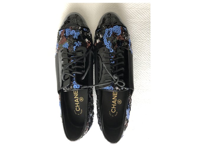 Scarpe Chanel Derby Strech Multicolore - vista 8