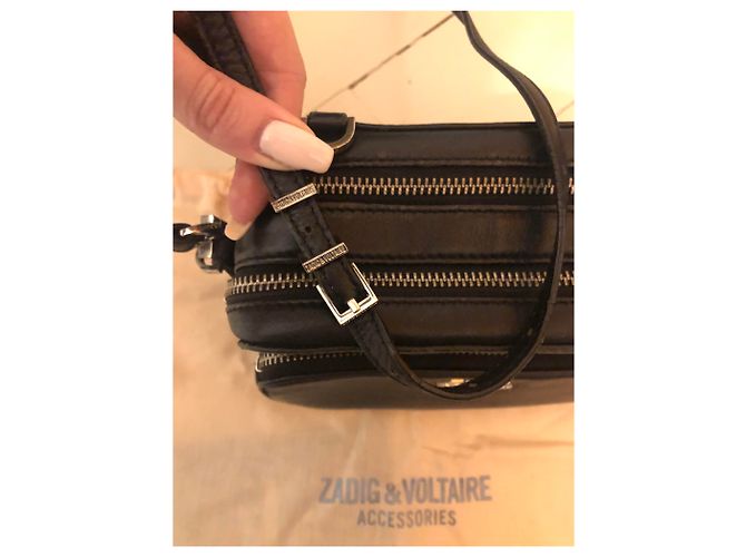 Borsa Boxy Zadig & Voltaire in pelle nera Nero - vista 4