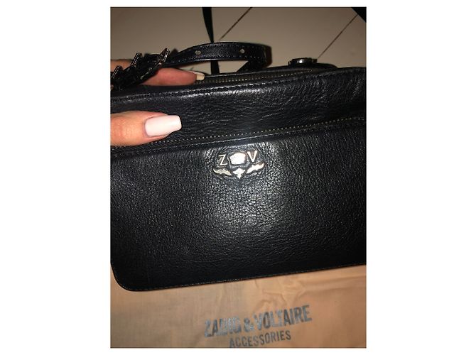 Borsa Boxy Zadig & Voltaire in pelle nera Nero - vista 5