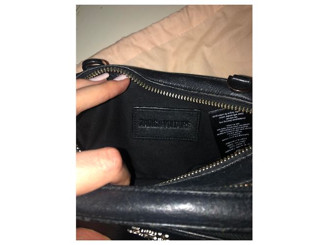 Borsa Boxy Zadig & Voltaire in pelle nera Nero - vista 7