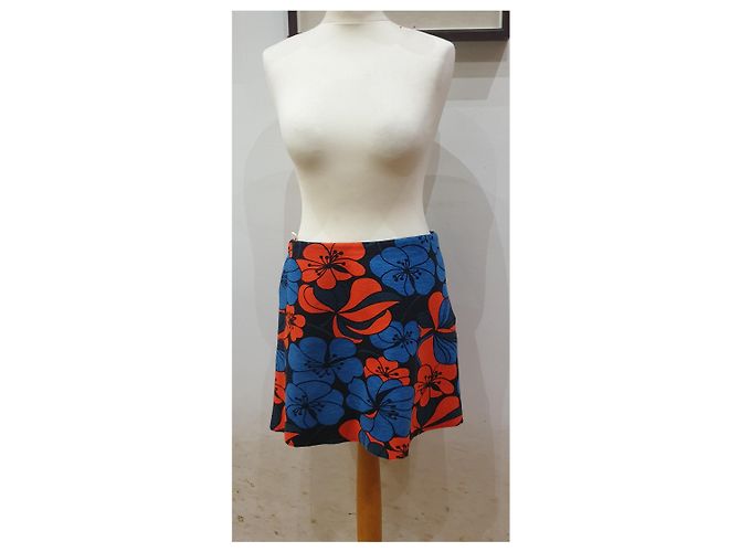 Falda corta con estampado floral Marni Multicolor - vista 3