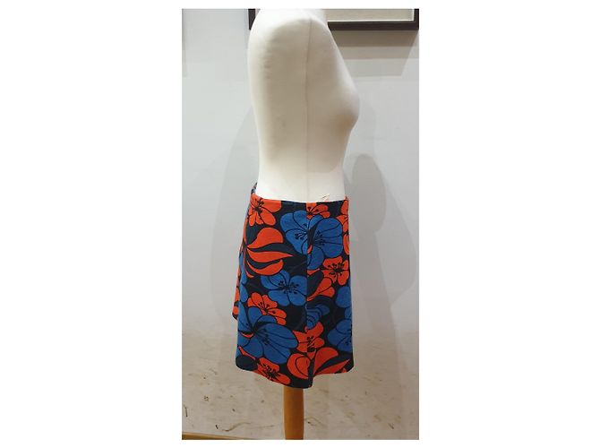 Falda corta con estampado floral Marni Multicolor - vista 4