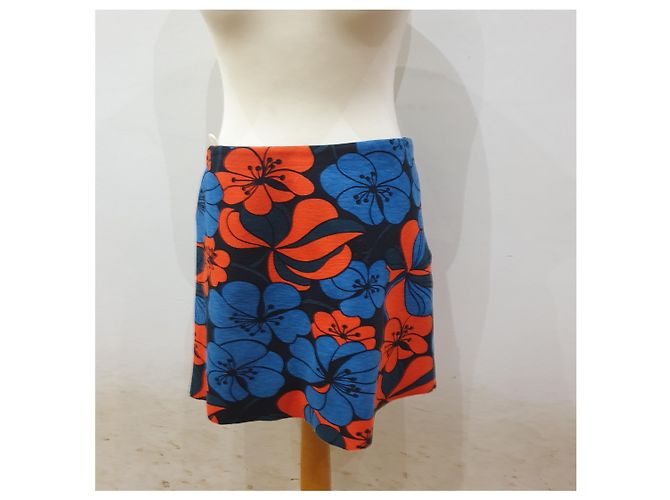 Falda corta con estampado floral Marni Multicolor - vista 7