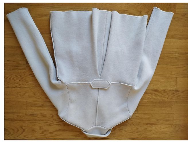 Autre Marque Chaquetón Alpha Studio de lana merino beige - vista 2