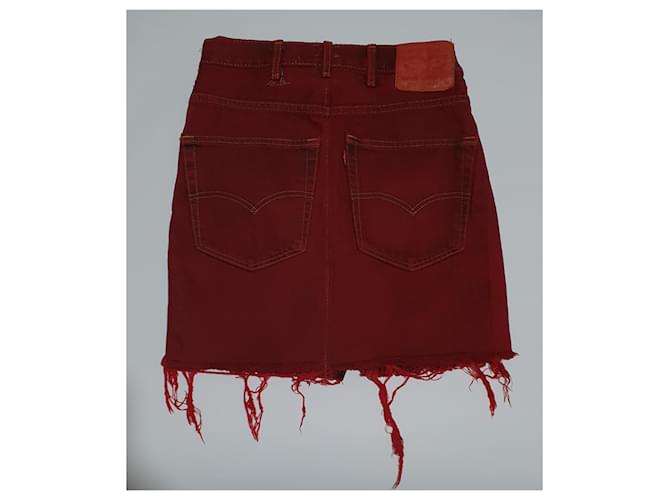 Falda vaquera roja Levi's - vista 2