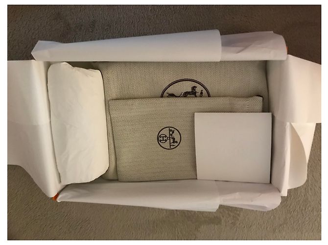Hermès Kelly Danse II Terre Battue swift leather gold hardware Arancione - vista 12
