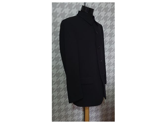 Giacca Blazer Kenzo Blu Navy Lana - vista 2