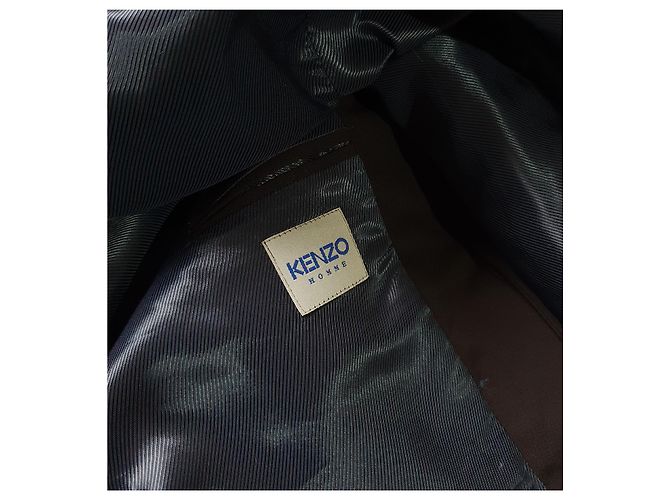 Giacca Blazer Kenzo Blu Navy Lana - vista 6