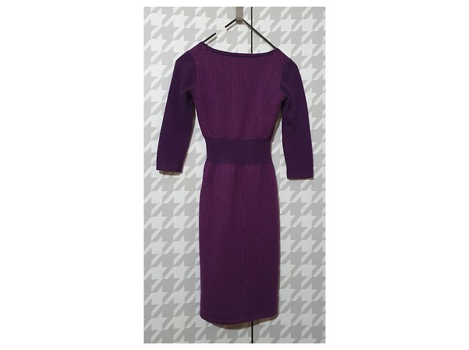 Autre Marque Abito Goyo Viola in Cashmere XS Porpora - vista 2