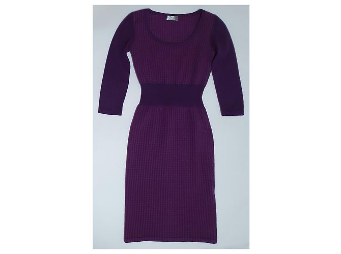 Autre Marque Abito Goyo Viola in Cashmere XS Porpora - vista 3