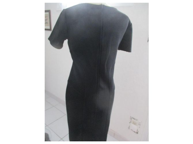Alain Manoukian Kleid aus schwarzer Viskose - Ansicht 3