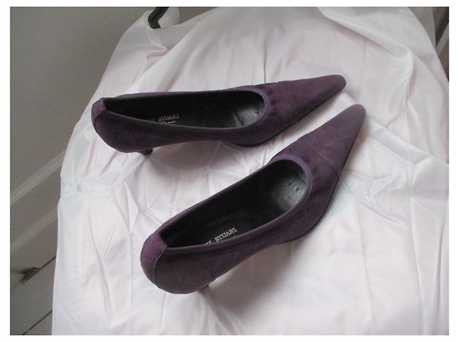 Elizabeth Stuart Heels Purple - view 4