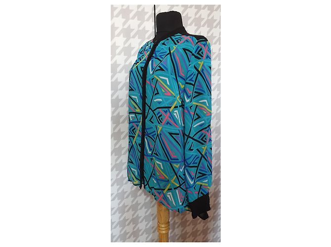Nicole Miller Hemd Mehrfarbig Polyester Größe L Mehrfarben - Ansicht 3