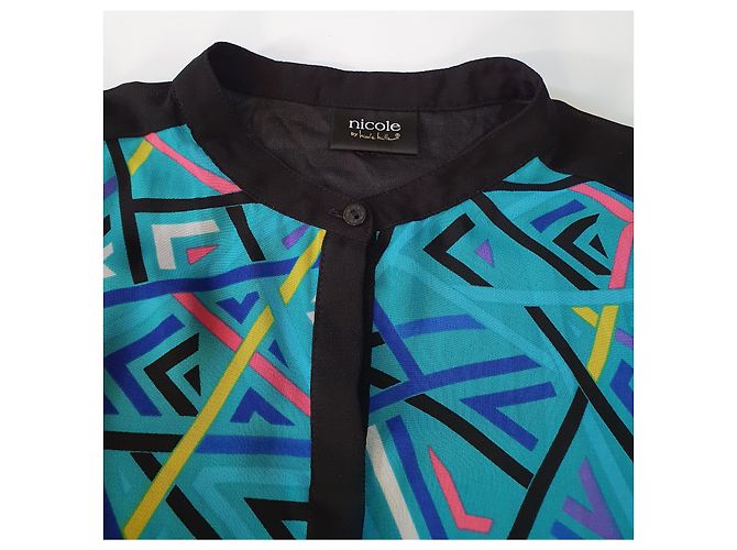 Nicole Miller Hemd Mehrfarbig Polyester Größe L Mehrfarben - Ansicht 4