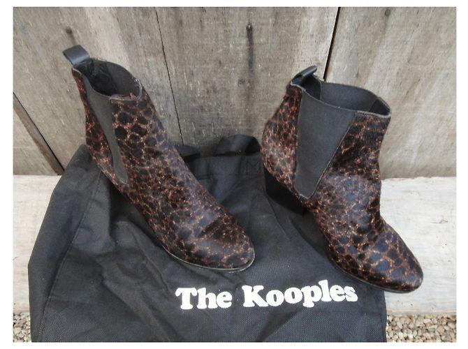 The Kooples Las botas kooples p 39 Estampado de leopardo - vista 2