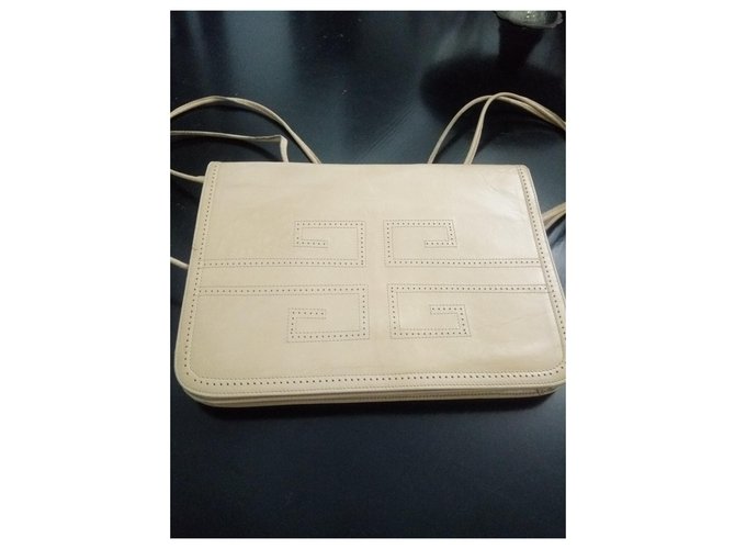 Borsa a Tracolla Givenchy Pelle Caramello - vista 8