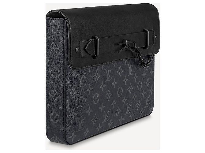 Louis Vuitton Pochette steamer LV nuova Grigio - vista 3