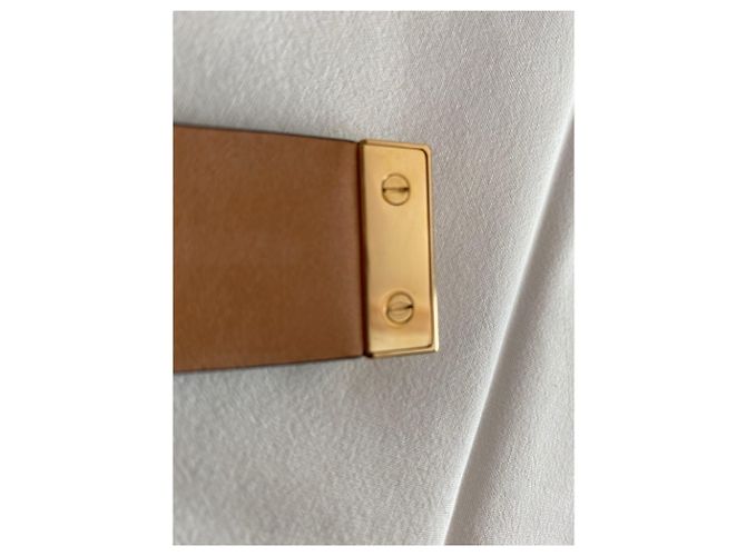 Louis Vuitton Brown Grained Leather Belt - view 8