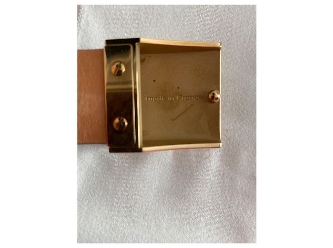 Louis Vuitton Brown Grained Leather Belt - view 9