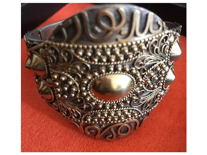 Autre Marque Bracciale orientale in argento e vermeil - vista 4