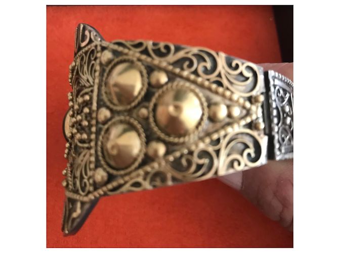 Autre Marque Bracciale orientale in argento e vermeil - vista 7