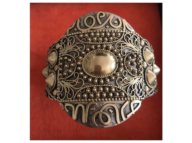 Autre Marque Bracciale orientale in argento e vermeil - vista 8