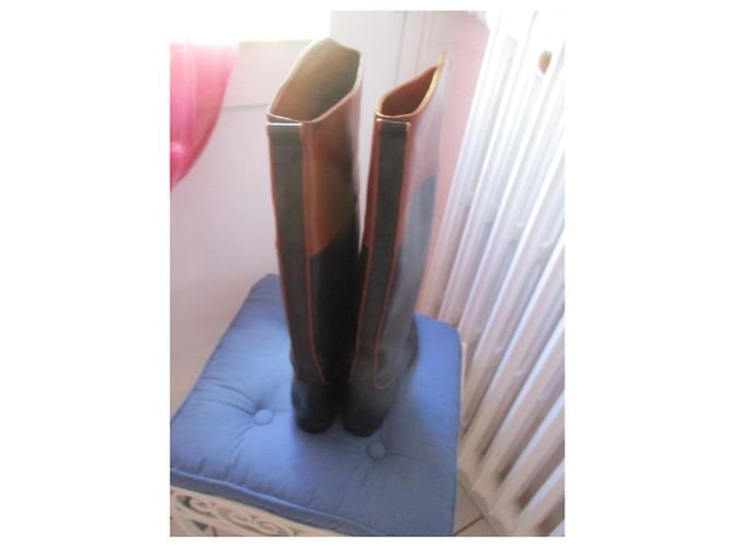 Autre Marque Botas de montar Andrea Puccini de cuero negro - vista 4