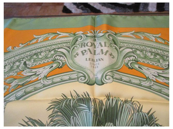 Autre Marque Sciarpa in seta Ferragamo Beppe Spadacini Royal Palm Multicolore - vista 7