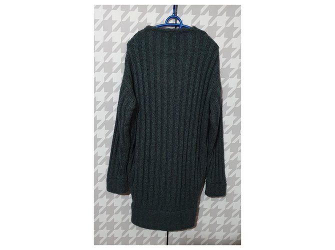 D&G Strickjacke in Grau Angora Mohair - Ansicht 2