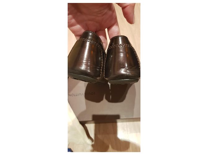 Bailarinas Louis Vuitton Marrón Piel Charol Talla 39 Castaño - vista 6