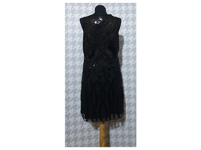 Autre Marque Mini abito nero con paillettes e perline Michalsky x About You - vista 3