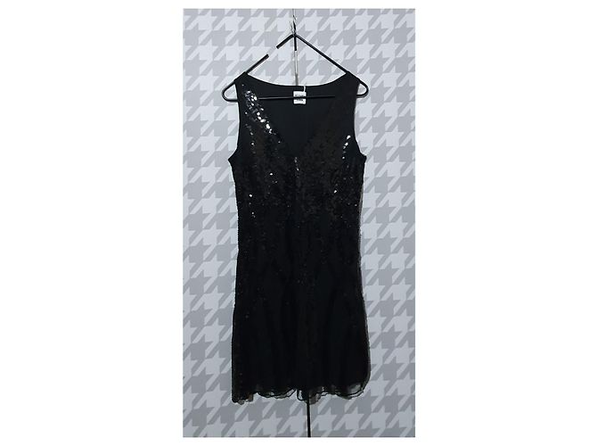Autre Marque Mini abito nero con paillettes e perline Michalsky x About You - vista 4