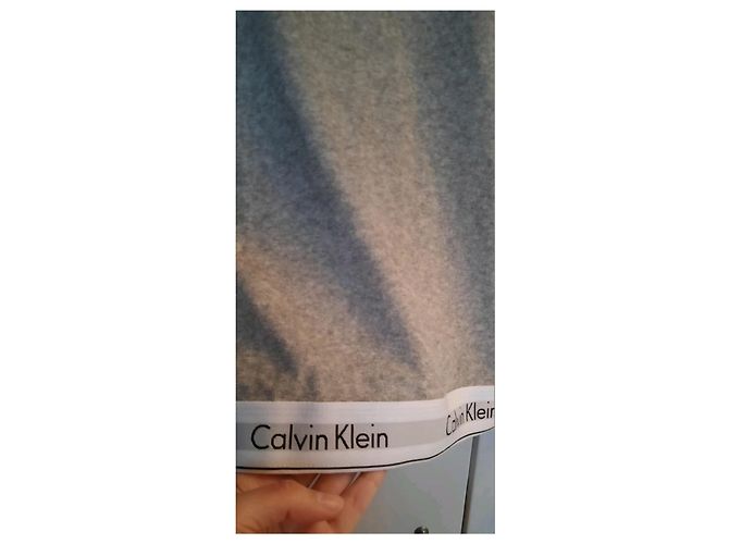 Sudadera Calvin Klein Gris de Algodón con Rayas - vista 8