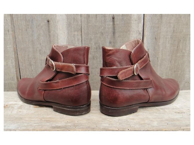 stivali bally tipo jodphur p 37,5 Marrone - vista 4