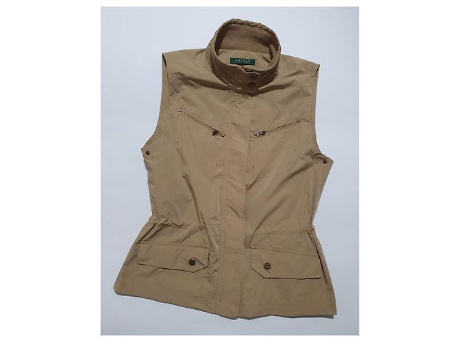 Ralph Lauren Jacke Beige aus Polyester M - Ansicht 4