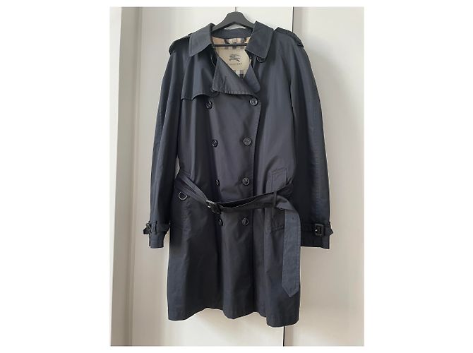 Trench da uomo Burberry Nero - vista 2