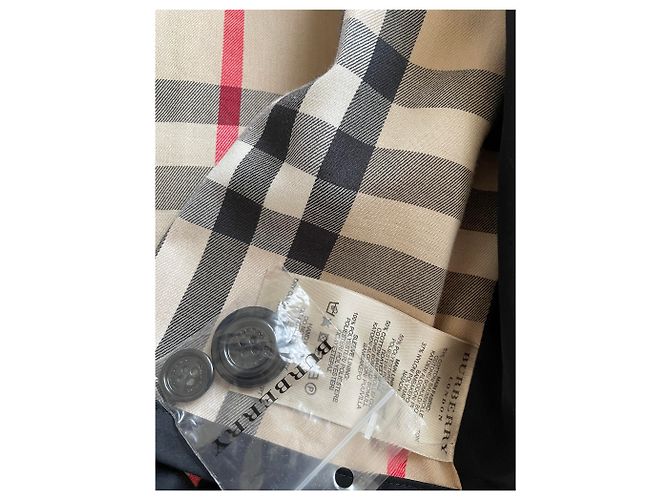 Trench da uomo Burberry Nero - vista 4