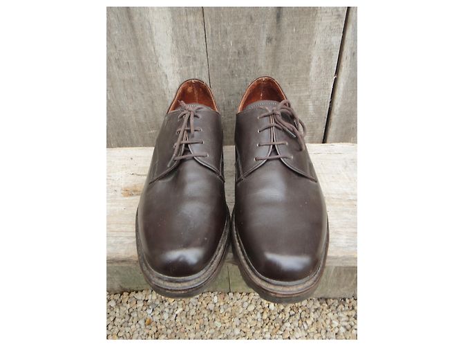 derbies Paraboot p 40,5 Marron foncé - vue 7