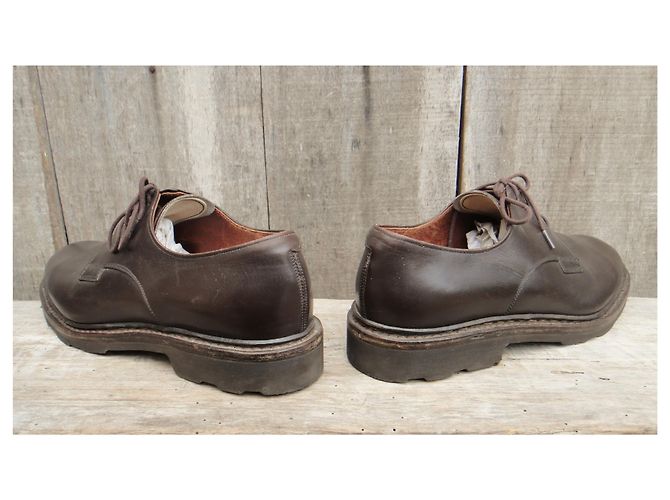 derbies Paraboot p 40,5 Marron foncé - vue 8