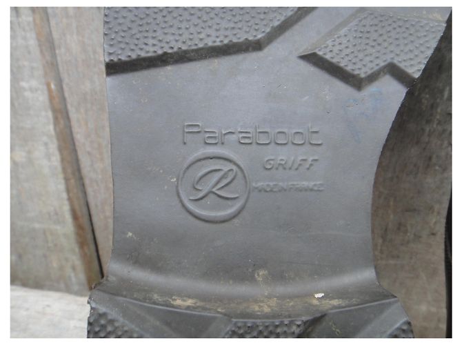 derbies Paraboot p 40,5 Marron foncé - vue 9