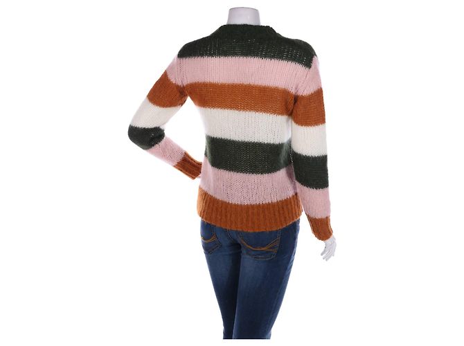 Autre Marque Chinti & Parker Alpaka Strickjacke gestreift Mehrfarben - Ansicht 2