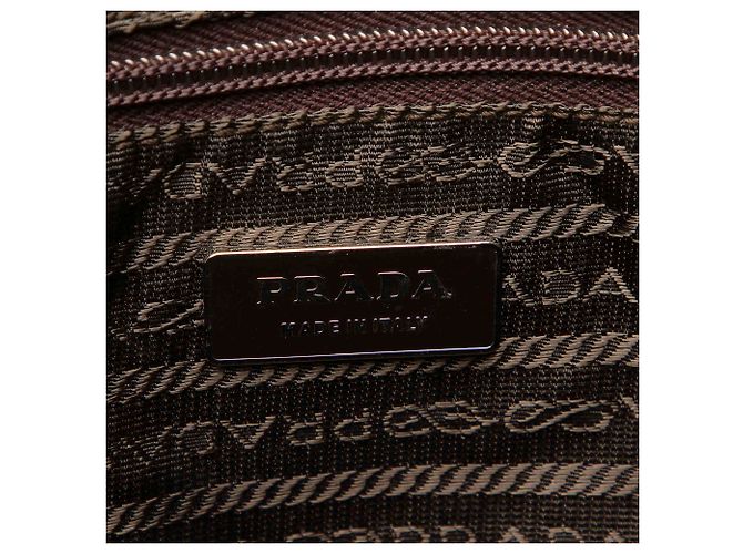 Prada White Vitello Drive Lederhandtasche - Ansicht 6