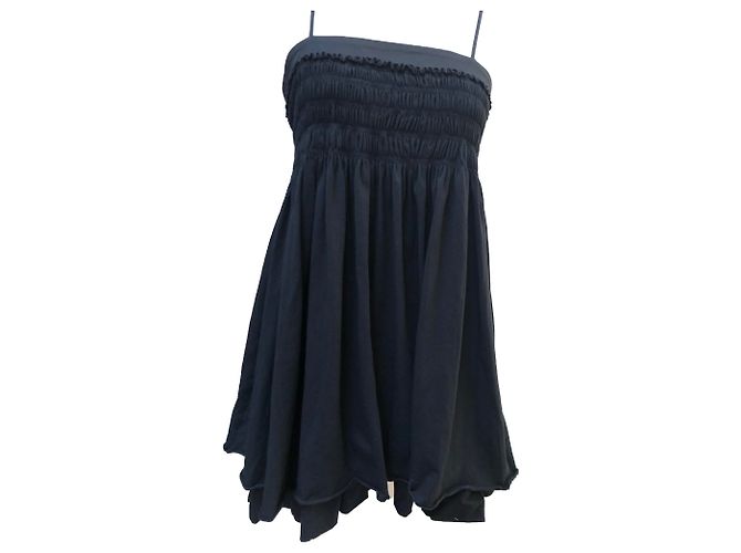 Vestido princesa Barbara Bui negro de algodón Talla S - vista 4