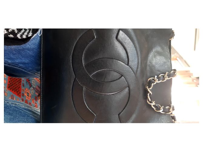 Bolso Chanel de cuero negro - vista 27