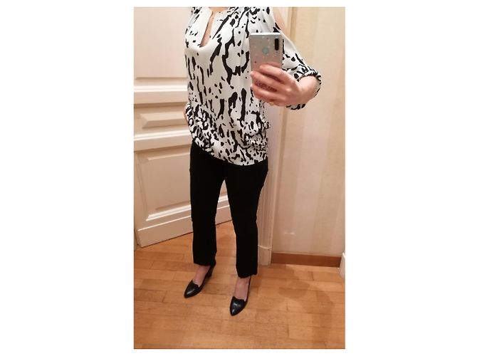 Camisa de seda Astor Diane Von Furstenberg verde menta - vista 10