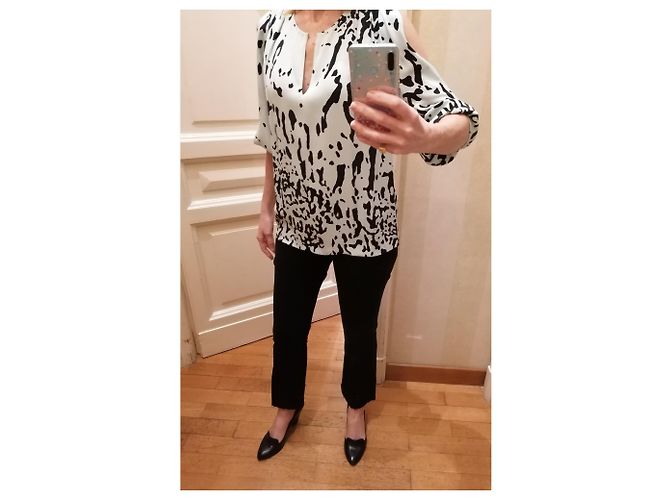 Camisa de seda Astor Diane Von Furstenberg verde menta - vista 7
