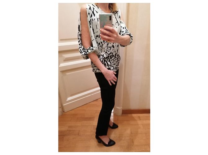 Camisa de seda Astor Diane Von Furstenberg verde menta - vista 8