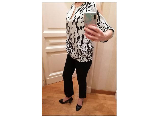 Camisa de seda Astor Diane Von Furstenberg verde menta - vista 9