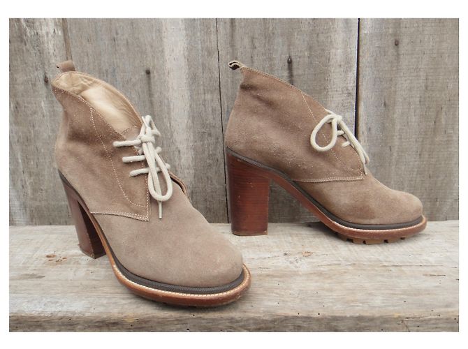 botines Jil Sander p 37,5 Beige - vista 2