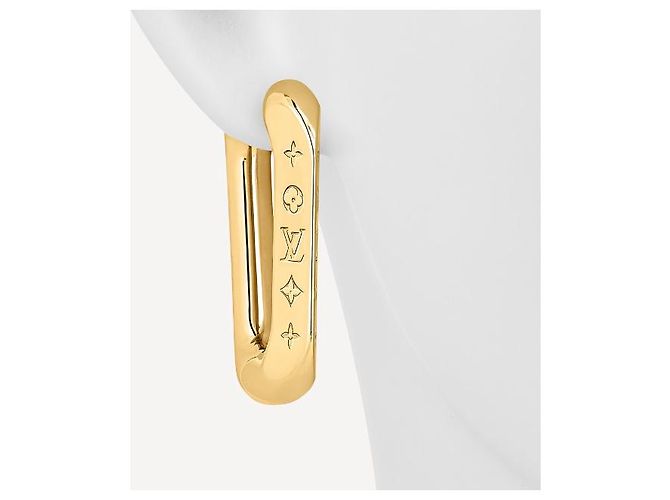 Louis Vuitton LV Edge Ohrringe Gold hardware - Ansicht 2